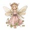 Magical pixie whispers, vibrant illustration of colorful fairies with magical wings and whispers of pixie dust