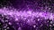 Magical Purple Galaxy Space Meditation Glowing Particles Flow With Bokehs and Lights Seamles Loop