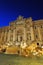 Magical roman nights at Fontana di Trevi