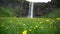 Magical Seljalandsfoss Waterfall in Iceland.