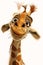 Magical Smiles: A Charming Portrait of Carl the Brave Giraffe