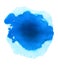 Magical Splash of Blue Watercolor