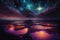magical surreal futuristic bioluminescent dreamscape