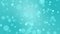 Magical turquoise blue animated background