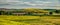 Magical wheat farm fields in palouse washington