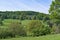 Magically mown sloping meadows, near Stannage Edge, in Haversage.