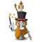 Magician violin isolated with in the mascot