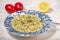 Magiritsa - Greek lamb soup with egg and lemon sauce. Traditional Easter dish