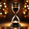 Magis hourglass ona fantasy background