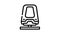 maglev railway line icon animation