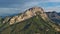 Maglic Mountain aerial landscape at sunset