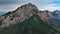 Maglic Mountain aerial landscape at sunset