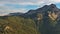 Maglic Mountain panorama landscape at sunset