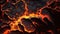 Magma volcano background. Lava fire using UI UX Design.