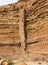 Magmatic Dike in the Makhtesh Ramon Crater in Israel