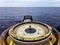Magnetic compass aboard a ship