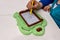 Magnetic drawing board for preschool education