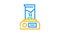magnetic stirrer color icon animation