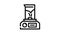 magnetic stirrer line icon animation