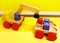 Magnetic toy trucks