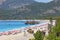 The magnificent Aegean Sea and one of the beautiful coasts in Fethiye.