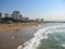 The magnificent beach in the city of Durban in KwaZulu Natal