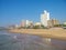 The magnificent beach in the city of Durban in KwaZulu Natal
