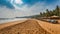 magnificent beautiful, beach in Goa India idyllic relax journey