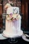 Magnificent bisexual cake for brides and guests