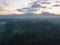 Magnificent Borobudur temple aerial shot