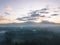 Magnificent Borobudur temple aerial shot