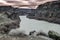 Magnificent bridge on the Snake River with unique color grading