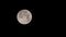The magnificent Cold Moon, the final full Moon of December 2022 . Mars can be seen to the bottom right of the Moon.