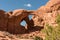 Magnificent Double Arch in Arches National Park