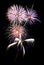 Magnificent Fireworks background vertical image