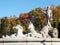 The magnificent Fuente de Neptuno Fountain of Neptune in the Plaza de Canovas del Castillo