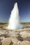 Magnificent geyser Strokkur. The geyser throws out the fountain