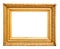 Magnificent golden picture frame