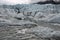 Magnificent image of an expansive glacier situated in the majestic mountains