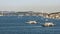 Magnificent istanbul and bosphorus,marmara sea view from topkapi palace in sarayburnu in