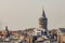 Magnificent istanbul view with old town, and historical buildings from topkapi palace in