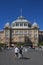 Magnificent Kurhaus Hotel building in summer 2023 under a pure and cloudless sky