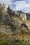 Magnificent Lakatnik rocks in full height and road, Iskar river defile, Sofia province