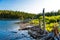 Magnificent Lake in Forillon National Park