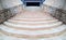 Magnificent light marble staircase