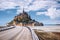 Magnificent Mont Saint Michel cathedral on the island, Normandy, Northern France, Europe