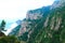 The magnificent mountains of Montserrat in the summer in Spain