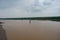 Magnificent Narmada River, Monsoon Clouds  near Omkareshwar Madhya Pradesh