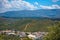 Magnificent panorama of small town in Andalusia