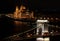 The magnificent Parliament building in Budapest, right on the banks of the Danube at night